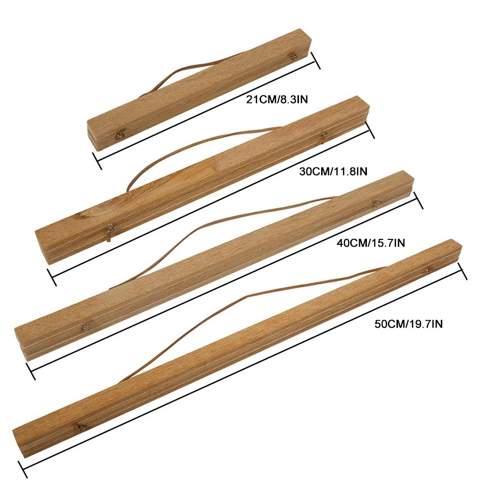 Cadre Magnétique en Bois pour Affiches et Photos - Design Moderne en Teck et Pin
